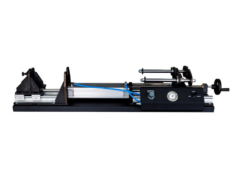 Mechanism for testing steering racks under load