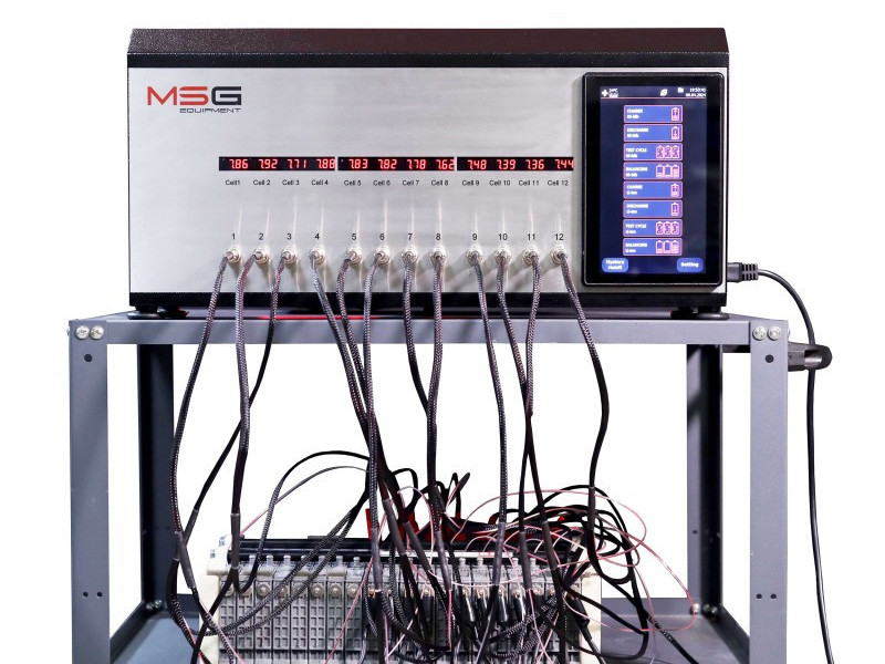 Test bench for starters, alternators, and voltage regulators