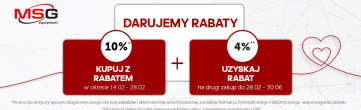 Darujemy rabaty 10+4=14%