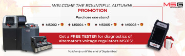 Special offer from MSG Equipment: order a stand and get a gift