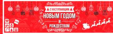 Поздравляем с Новым 2019 годом и Рождеством!