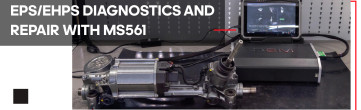 Diagnostics and repair of EPS systems performed with MS561