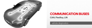 Vehicle communication buses: FlexRay, CAN, LIN