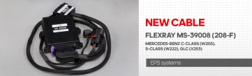 Cable FlexRay MS-39008 (208-F) for diagnostics of electric steering racks in Mercedes cars.