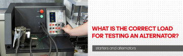 Diagnostic equipment for automotive alternators