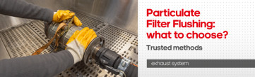 What should one flush the particulate filter with? Lifehacks or trusted methods?