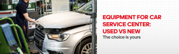 Equipment for car service center: used VS new?