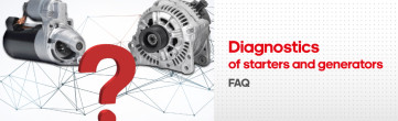 Diagnostics and repair of starters and alternators - FAQ