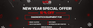 MSG Equipment announces the season of New Year presents open!