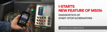 A new feature of MS016 i-Starts – diagnostics of Start-stop alternators (StARS)